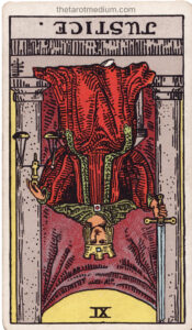 Justice-Reversed-Tarot-Card-Meaning-Rider-Waite-Smith-Deck-Learn-How-to-Read-Tarot-from-The-Tarot-Medium