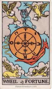 The Wheel of Fortune-Reversed-Tarot-Card-Meaning-Rider-Waite-Smith-Deck-Learn-How-to-Read-Tarot-from-The-Tarot-Medium